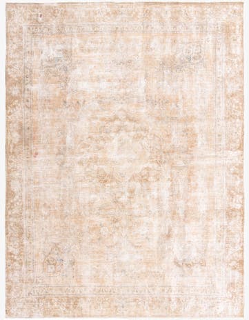 8' 10 x 11' 10 Hand Knotted Ultra Vintage Persian Wool Rug