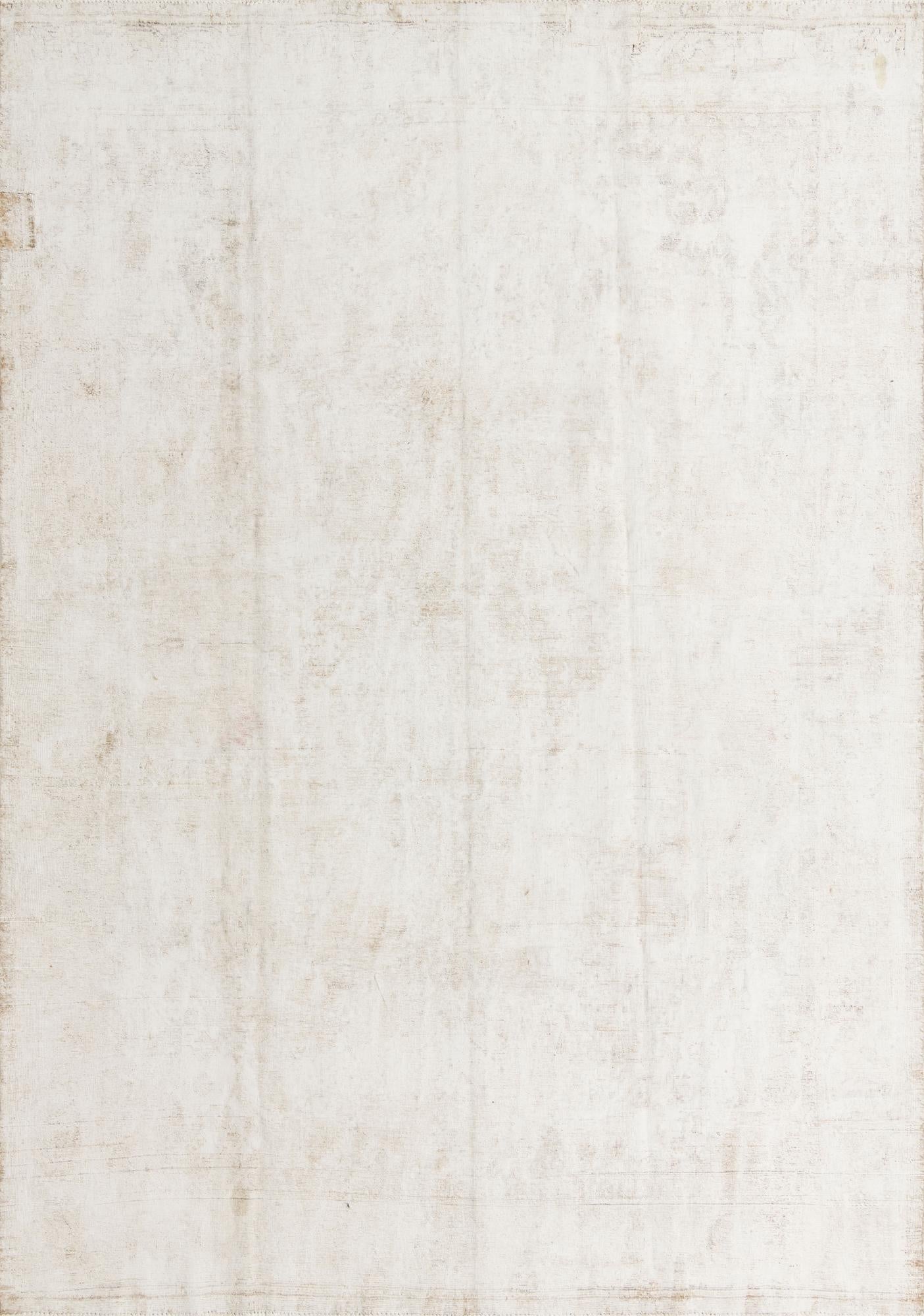 9' x 12' 7  Hand Knotted Ultra Vintage Persian Wool Rug