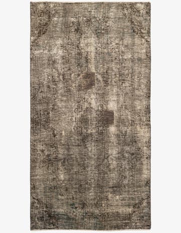 4' x 7' 4 Hand Knotted Ultra Vintage Persian Wool Rug