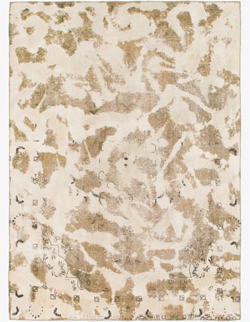 7' 4 x 10' 3 Hand Knotted Ultra Vintage Persian Wool Rug