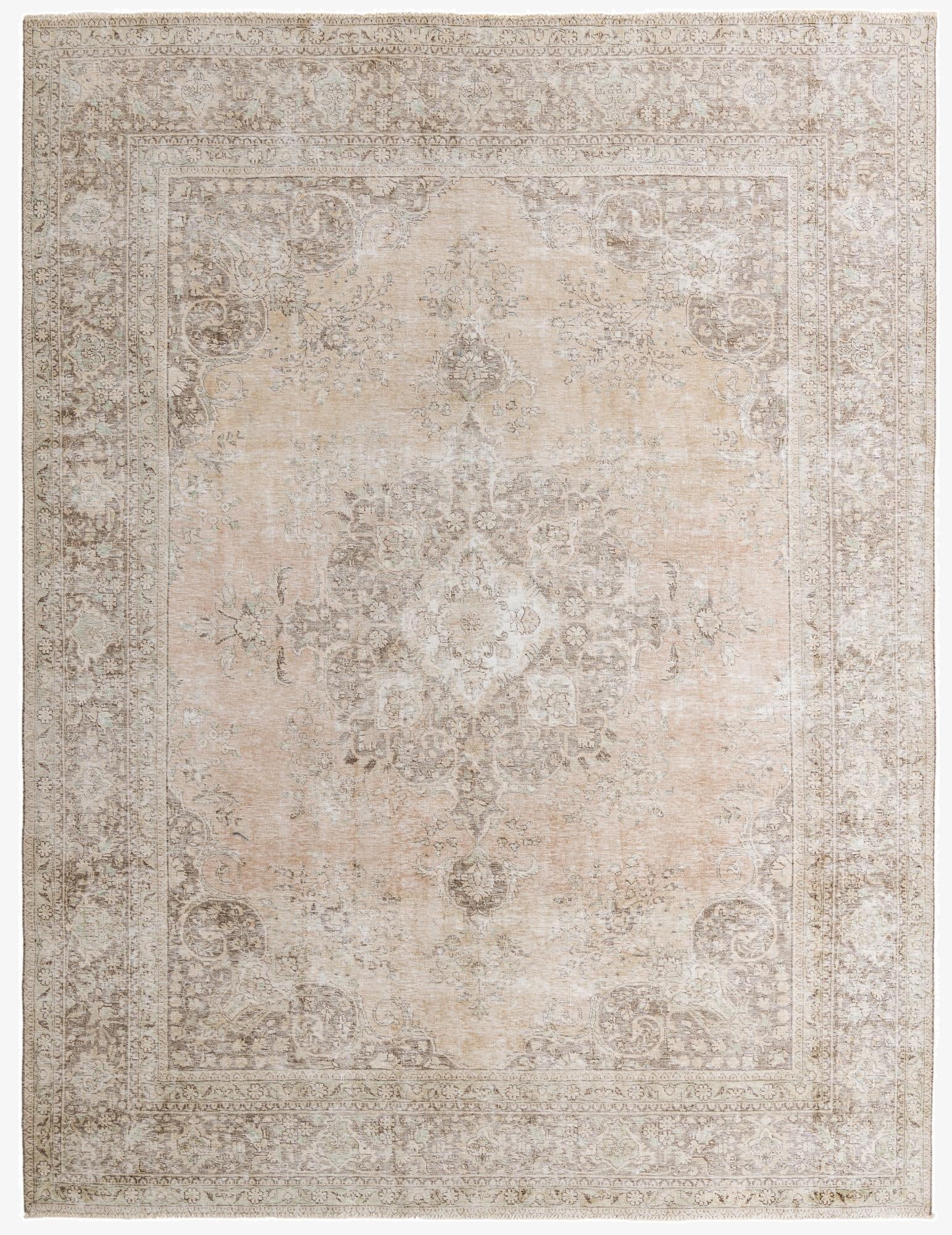 Primary image 9' 9 x 12' 9  Hand Knotted Ultra Vintage Persian Wool Rug