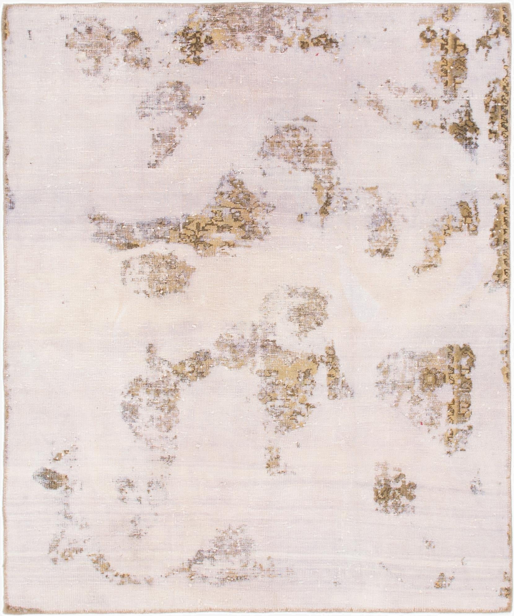 5' x 6'  Hand Knotted Ultra Vintage Persian Wool Rug