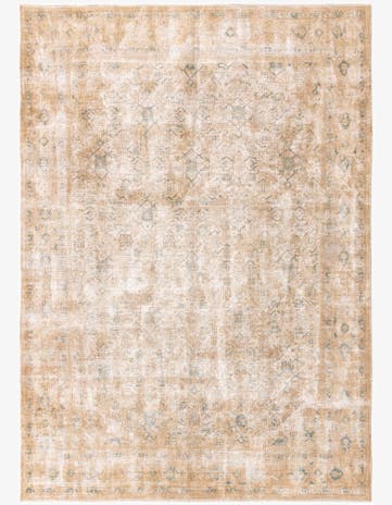 7' 3 x 10' 3 Hand Knotted Ultra Vintage Persian Wool Rug