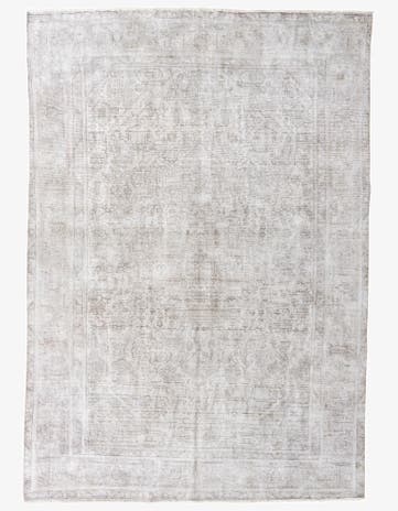 9' x 12' 8 Hand Knotted Ultra Vintage Persian Wool Rug