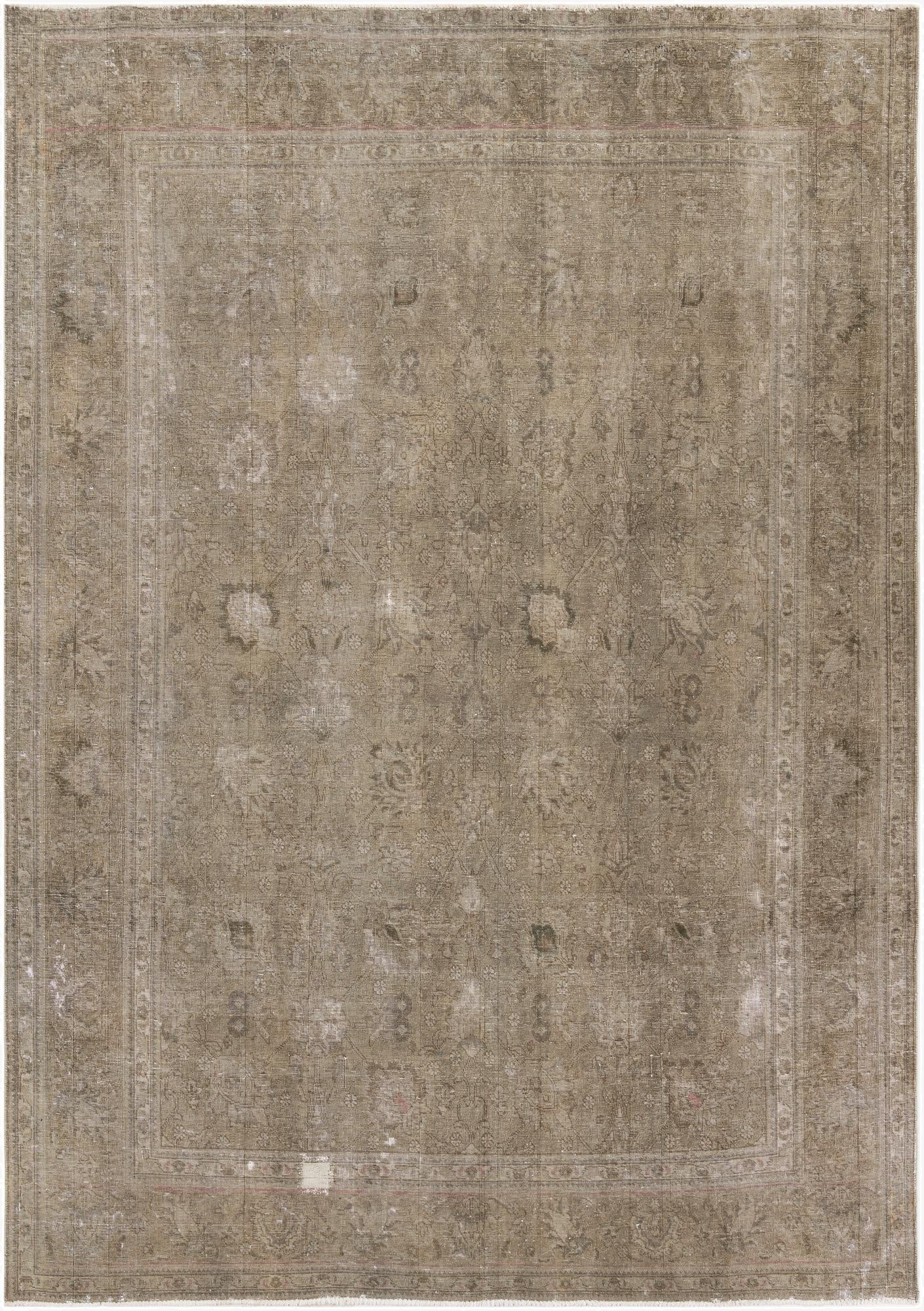 8' x 11'  Hand Knotted Ultra Vintage Persian Wool Rug