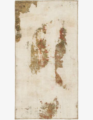 2' 8 x 5' Hand Knotted Ultra Vintage Persian Wool Rug