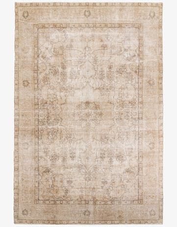 7' 10 x 11' 6 Hand Knotted Ultra Vintage Persian Wool Rug