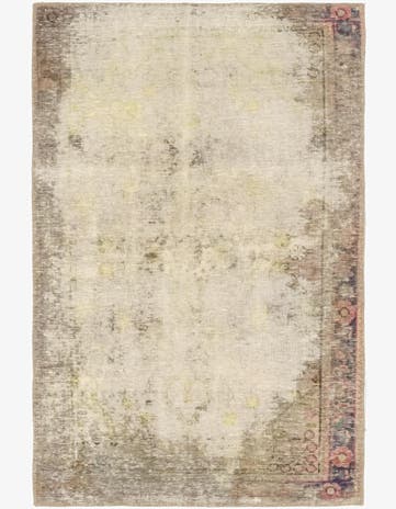 3' x 4' 8 Hand Knotted Ultra Vintage Persian Wool Rug