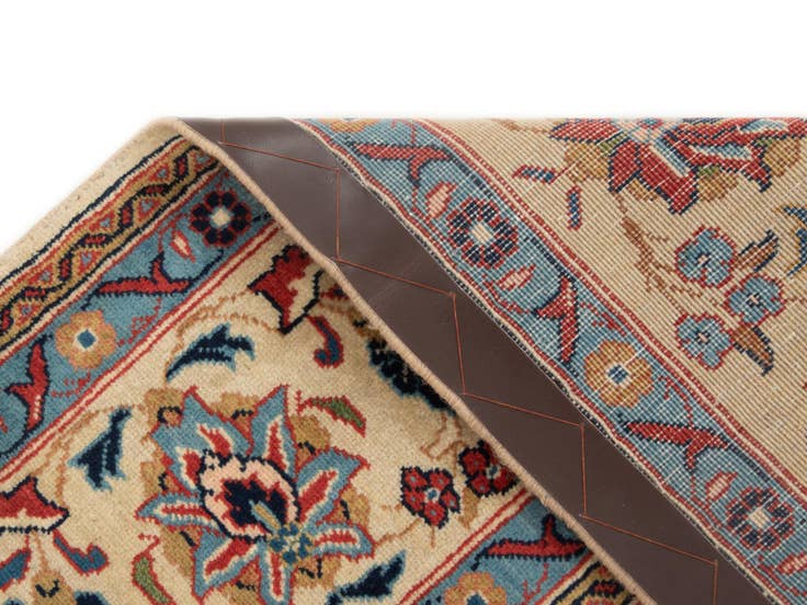 Detail image of 6' 5 x 9' 8 Hand Knotted Veramin Persian Wool Rug