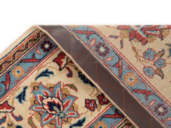 6' 6 x 9' 8 Hand Knotted Veramin Persian Wool Rug