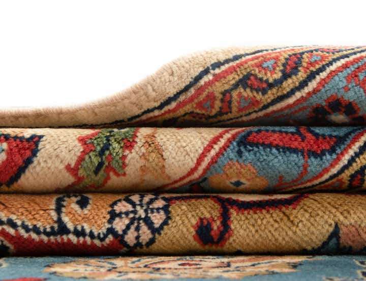 6' 6 x 9' 8 Hand Knotted Veramin Persian Wool Rug