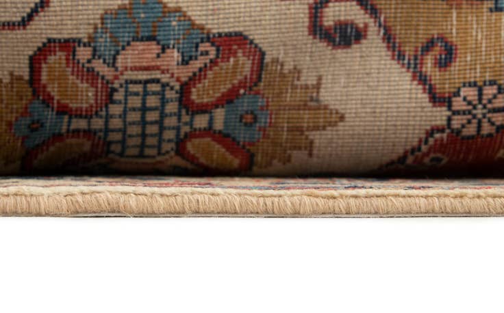 Detail image of 6' 6 x 9' 8 Hand Knotted Veramin Persian Wool Rug