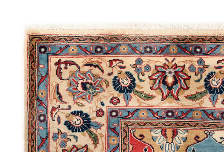 6' 6 x 9' 8 Hand Knotted Veramin Persian Wool Rug