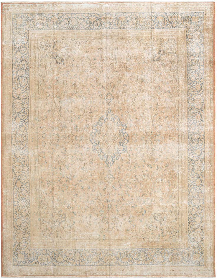 Detail image of 9' 10 x 13' Vintage Royal Wool Rug