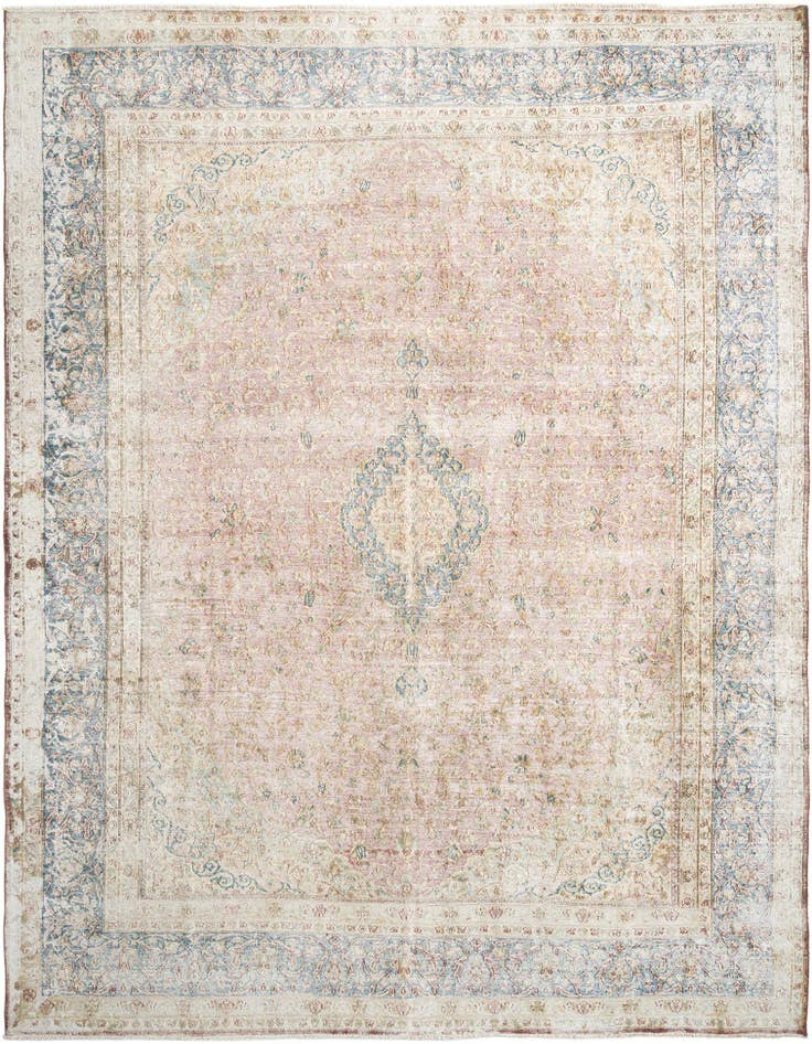 Detail image of 9' 8 x 12' 9 Vintage Royal Wool Rug