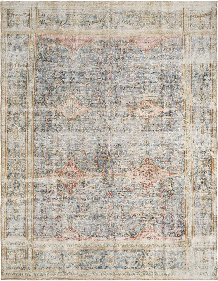 Detail image of 9' 3 x 11' 9 Vintage Royal Wool Rug