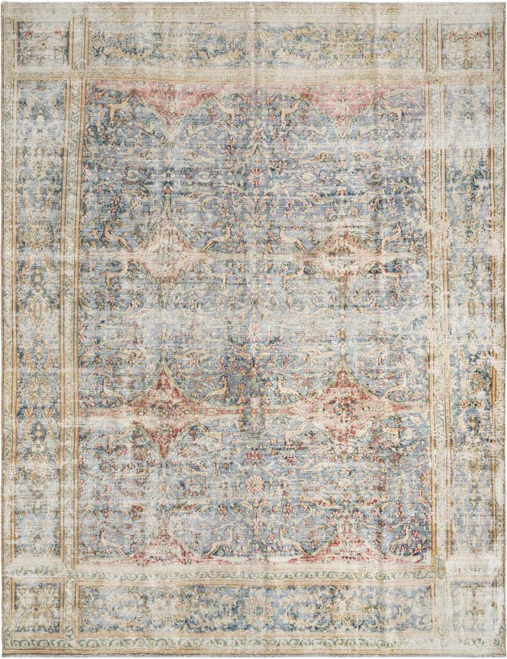 Detail image of 9' 3 x 11' 9 Vintage Royal Wool Rug