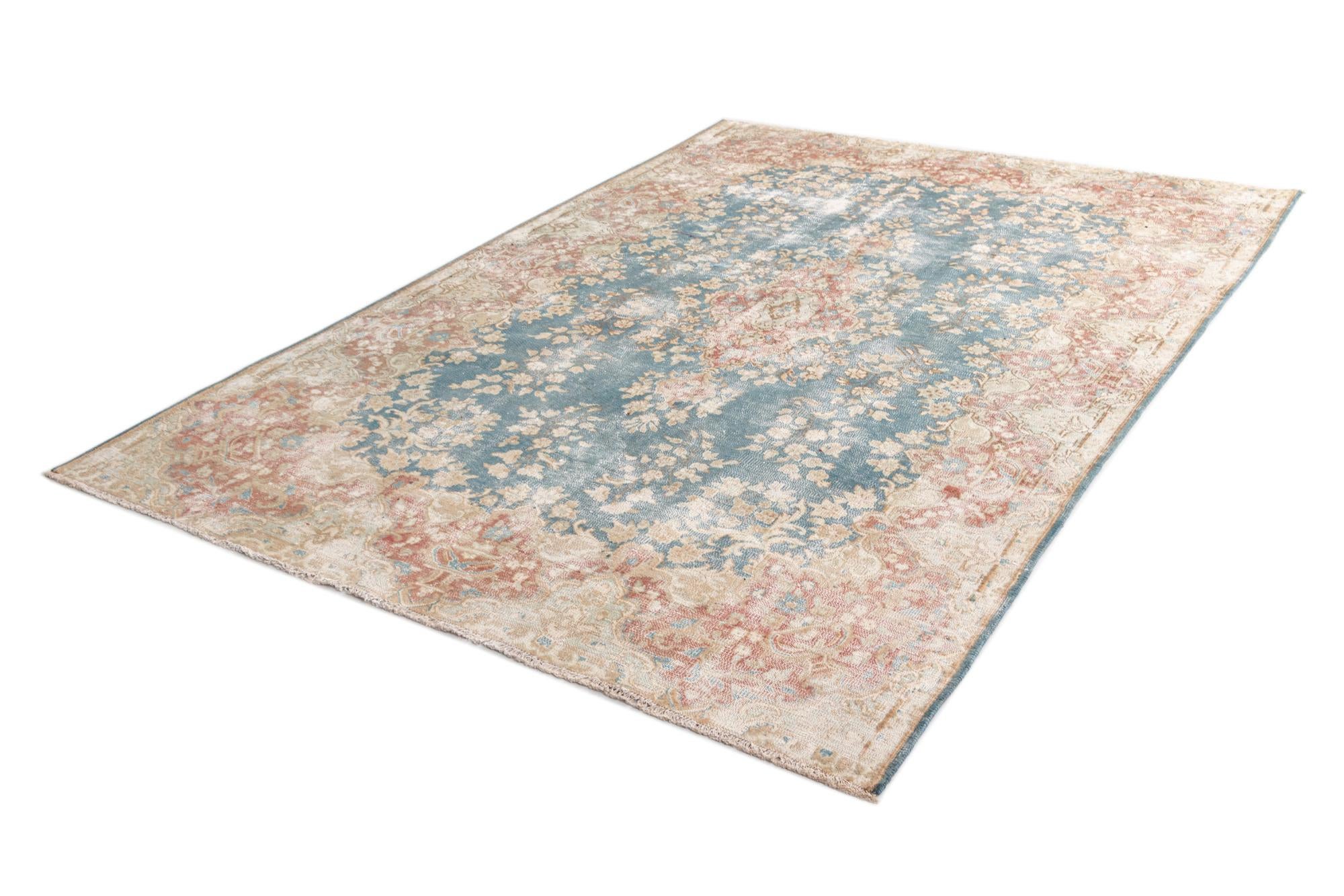 6' 7 x 9' 5 Vintage Royal Wool Rug