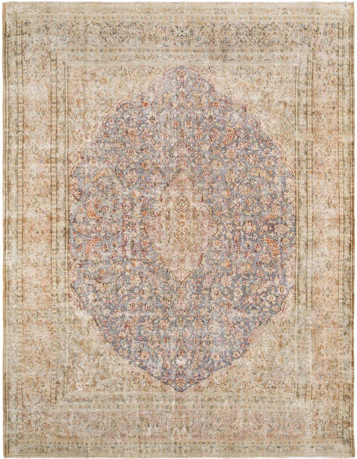 Detail image of 9' 6 x 12' 10 Vintage Royal Wool Rug