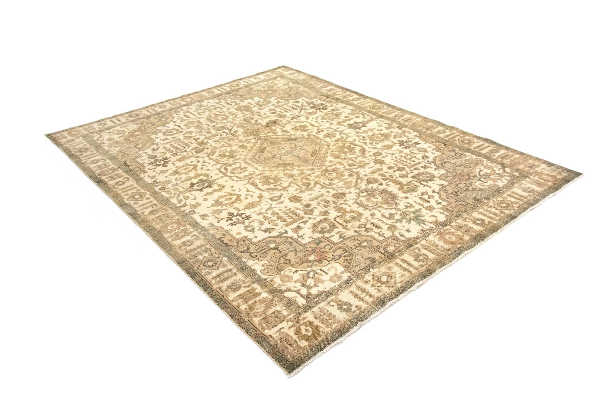 9' 4 x 12' 3 Hand Knotted Vintage Royal Persian Wool Rug