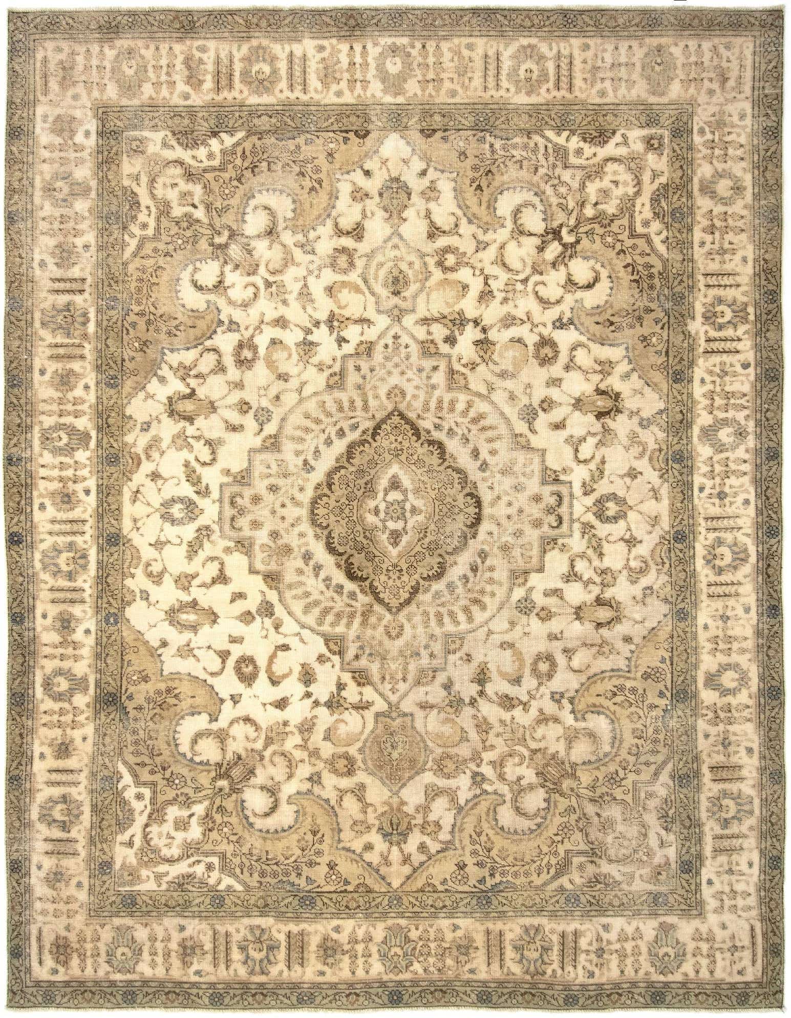 Primary image 9' 11 x 12' 10  Hand Knotted Vintage Royal Persian Wool Rug