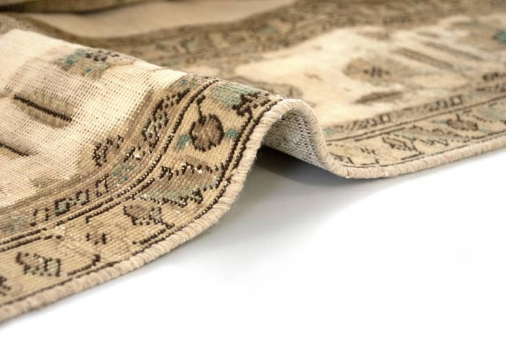 Detail image of 9' 9 x 12' 6 Hand Knotted Vintage Royal Persian Wool Rug