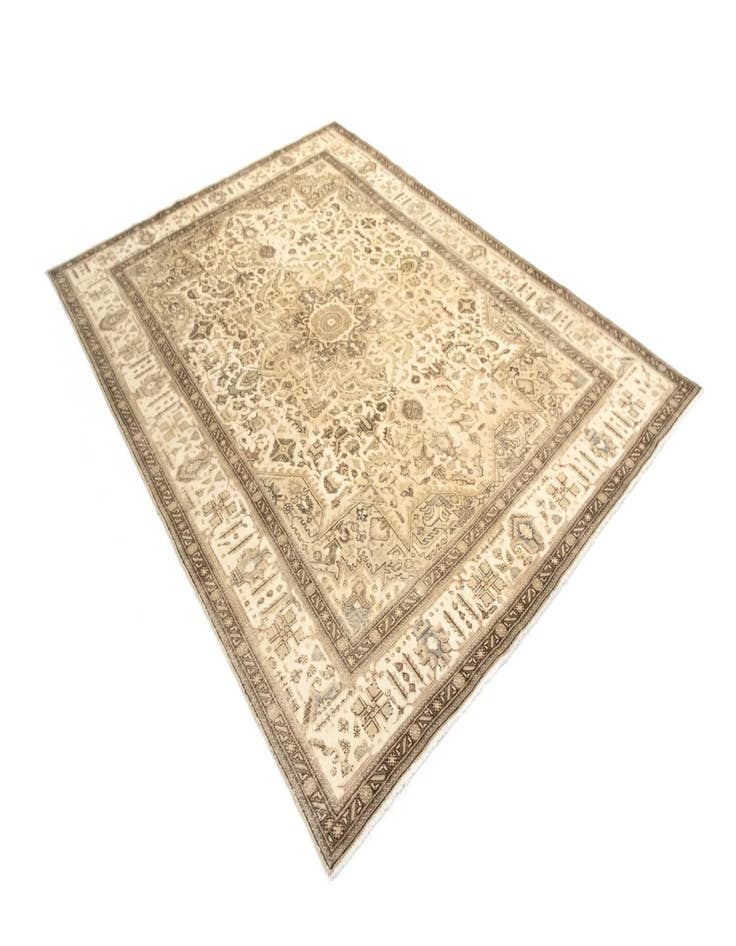 Detail image of 9' 8 x 12' 10  Hand Knotted Vintage Royal Persian Wool Rug