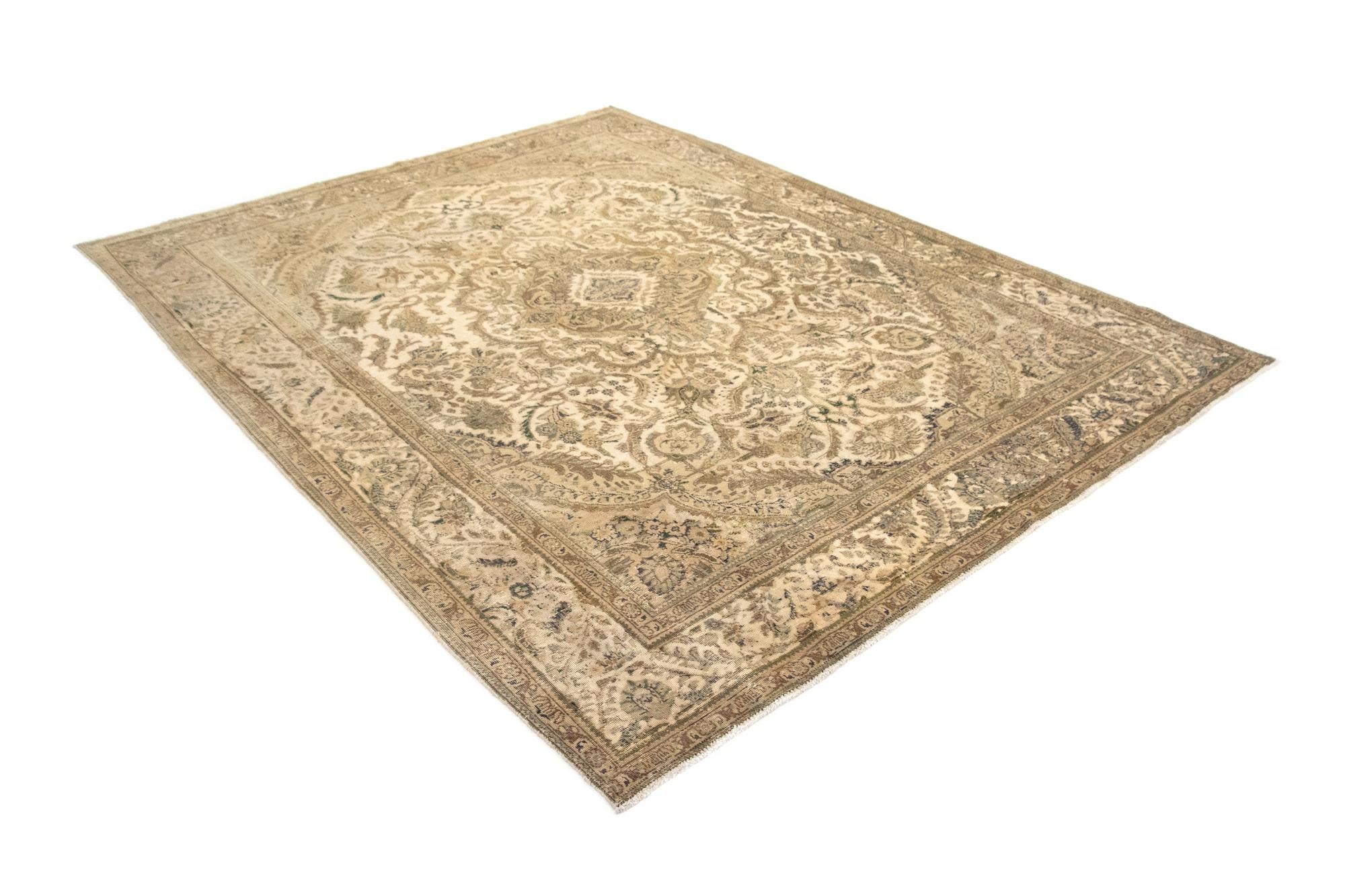 10' 1 x 13' 1 Hand Knotted Vintage Royal Persian Wool Rug