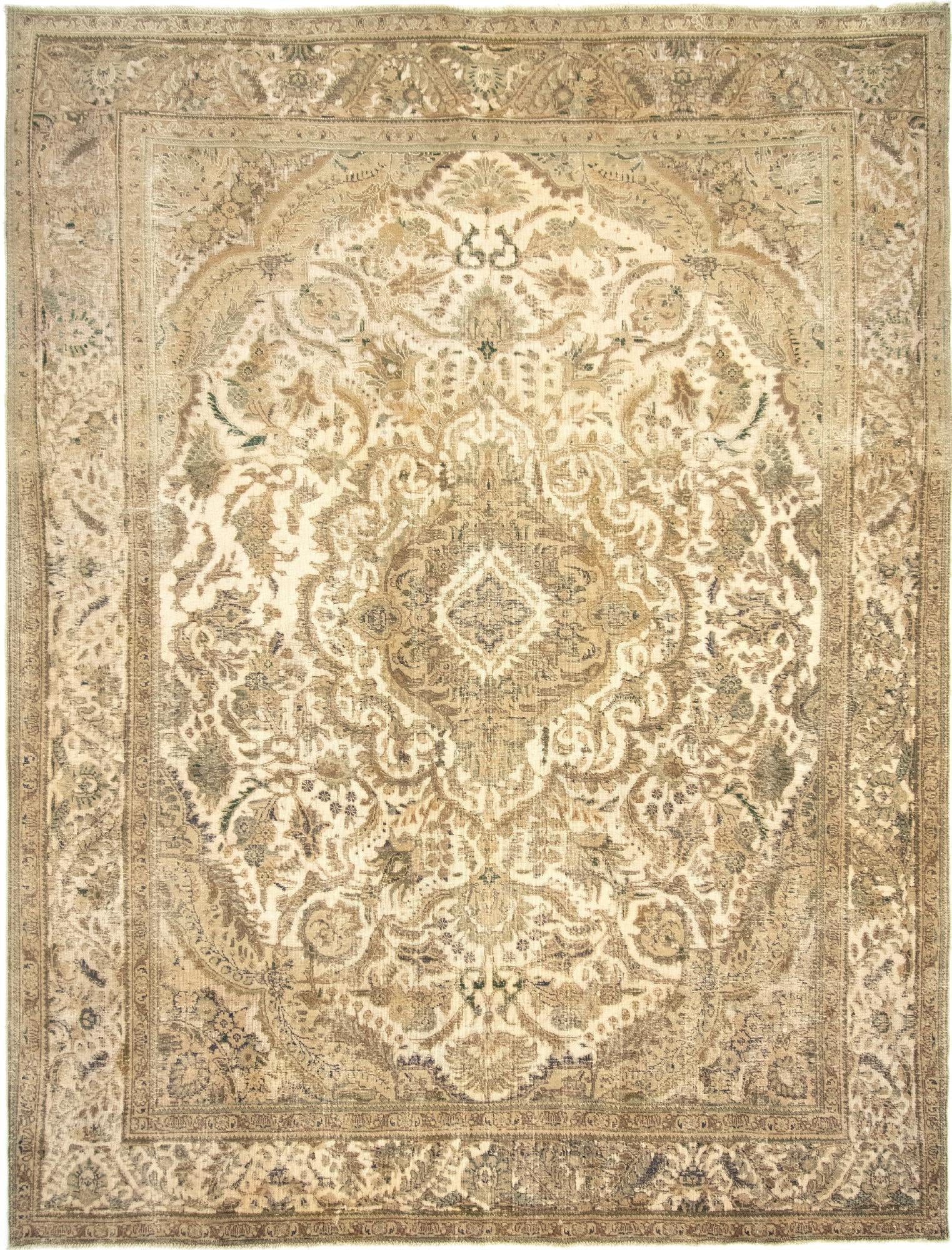 10' 1 x 13' 1 Hand Knotted Vintage Royal Persian Wool Rug