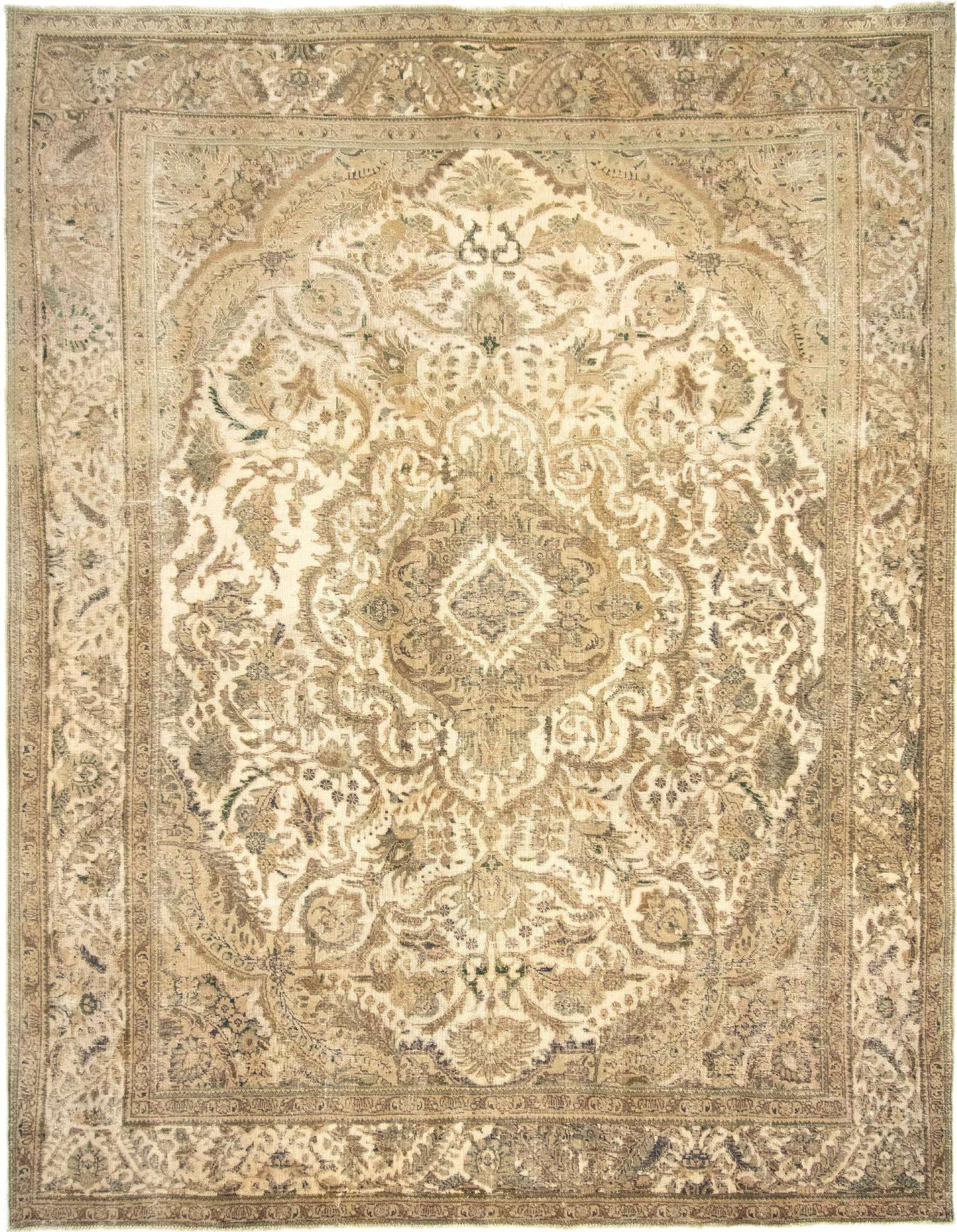 Primary image 10' 1 x 13' 1  Hand Knotted Vintage Royal Persian Wool Rug
