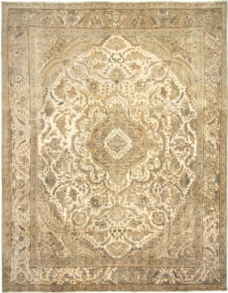 Detail image of 10' 1 x 13' 1 Hand Knotted Vintage Royal Persian Wool Rug