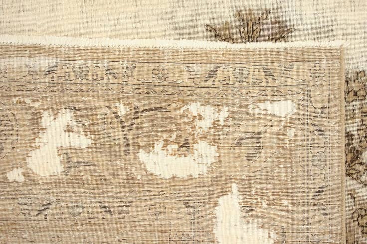 Detail image of 9' 10 x 12' 9 Hand Knotted Vintage Royal Persian Wool Rug