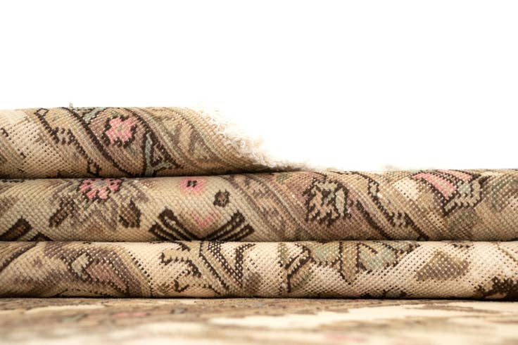 Detail image of 9' 8 x 12' 8 Hand Knotted Vintage Royal Persian Wool Rug