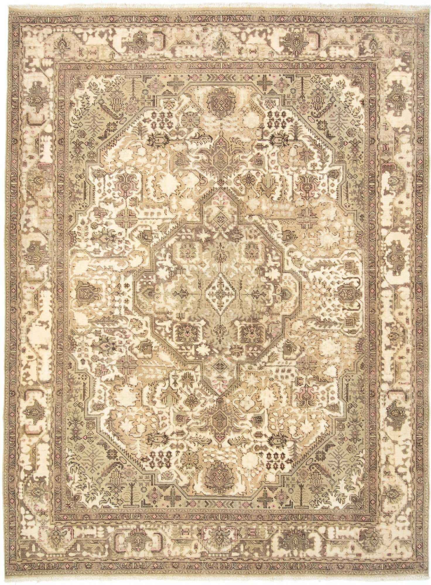 9' 8 x 12' 8 Hand Knotted Vintage Royal Persian Wool Rug