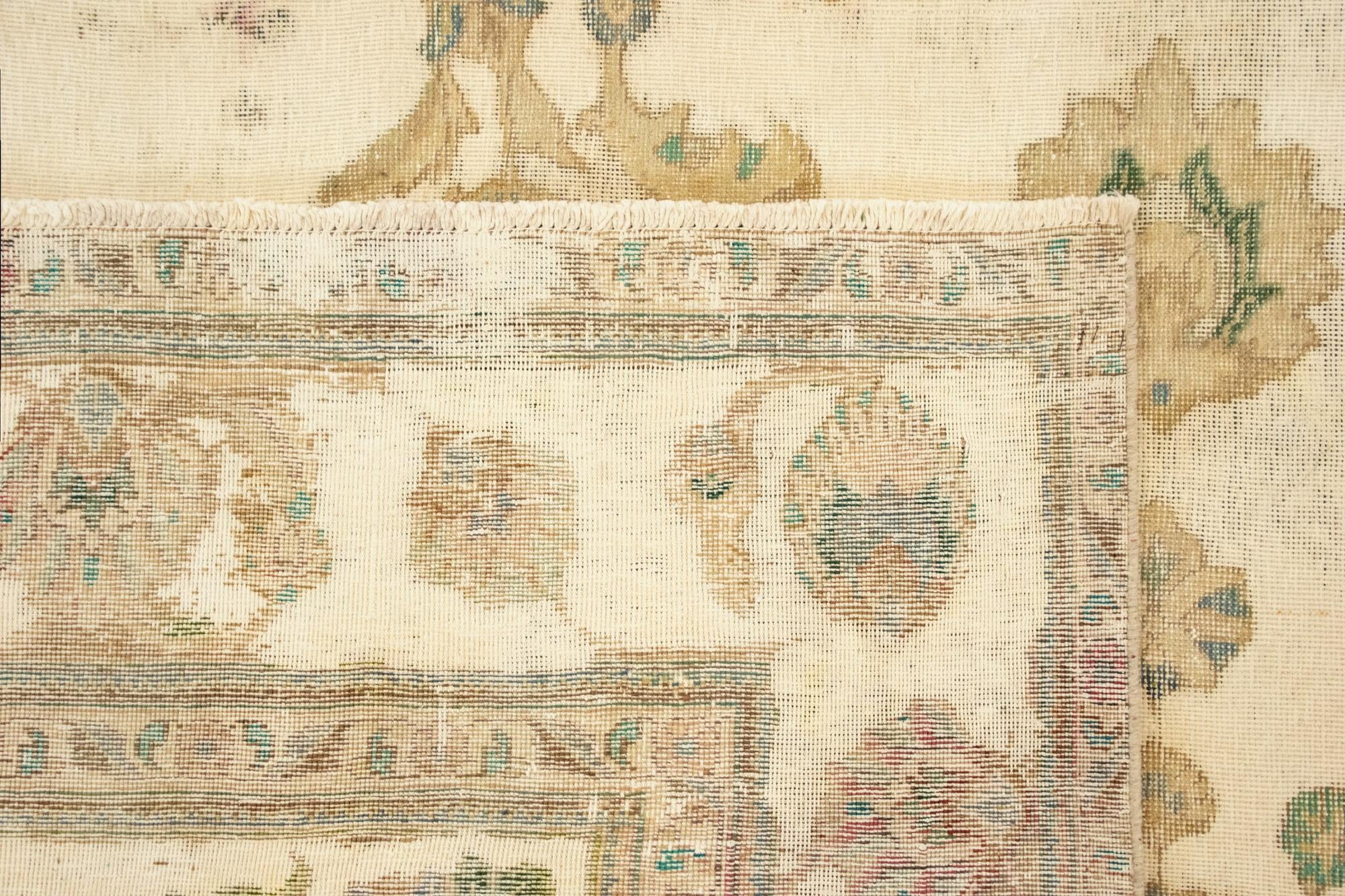 9' 3 x 12' 8 Hand Knotted Vintage Royal Persian Wool Rug