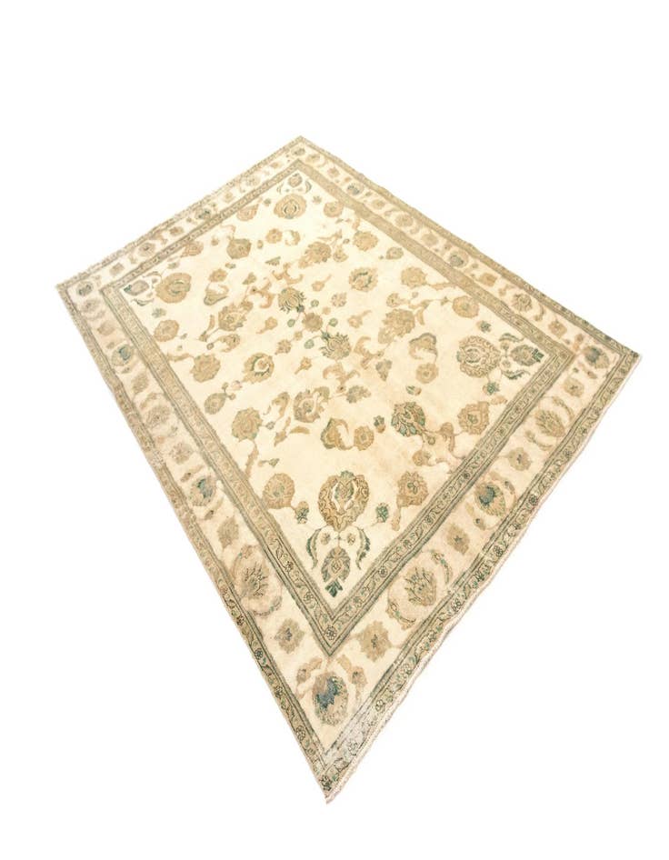 Detail image of 9' 3 x 12' 8  Hand Knotted Vintage Royal Persian Wool Rug