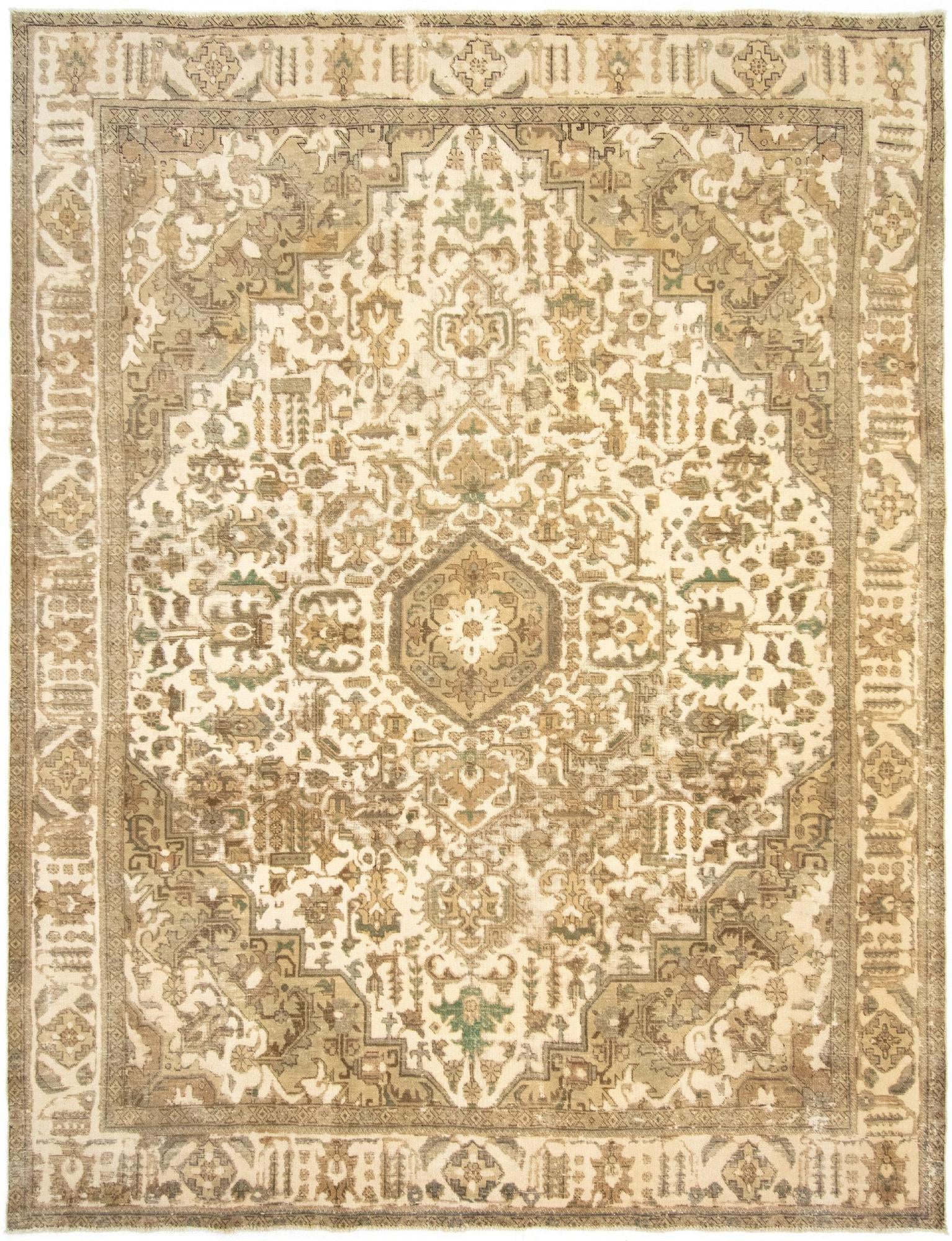 9' 9 x 12' 8 Hand Knotted Vintage Royal Persian Wool Rug