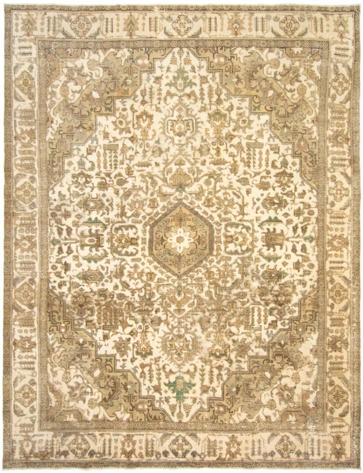 Detail image of 9' 9 x 12' 8 Hand Knotted Vintage Royal Persian Wool Rug