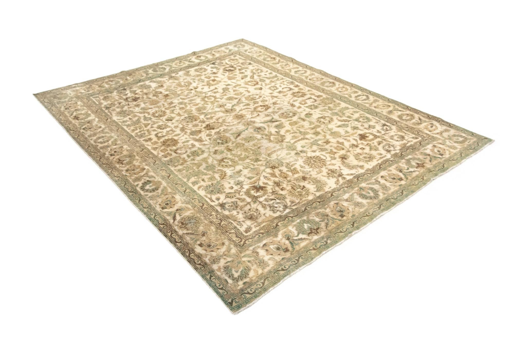 9' 11 x 12' 4 Hand Knotted Vintage Royal Persian Wool Rug