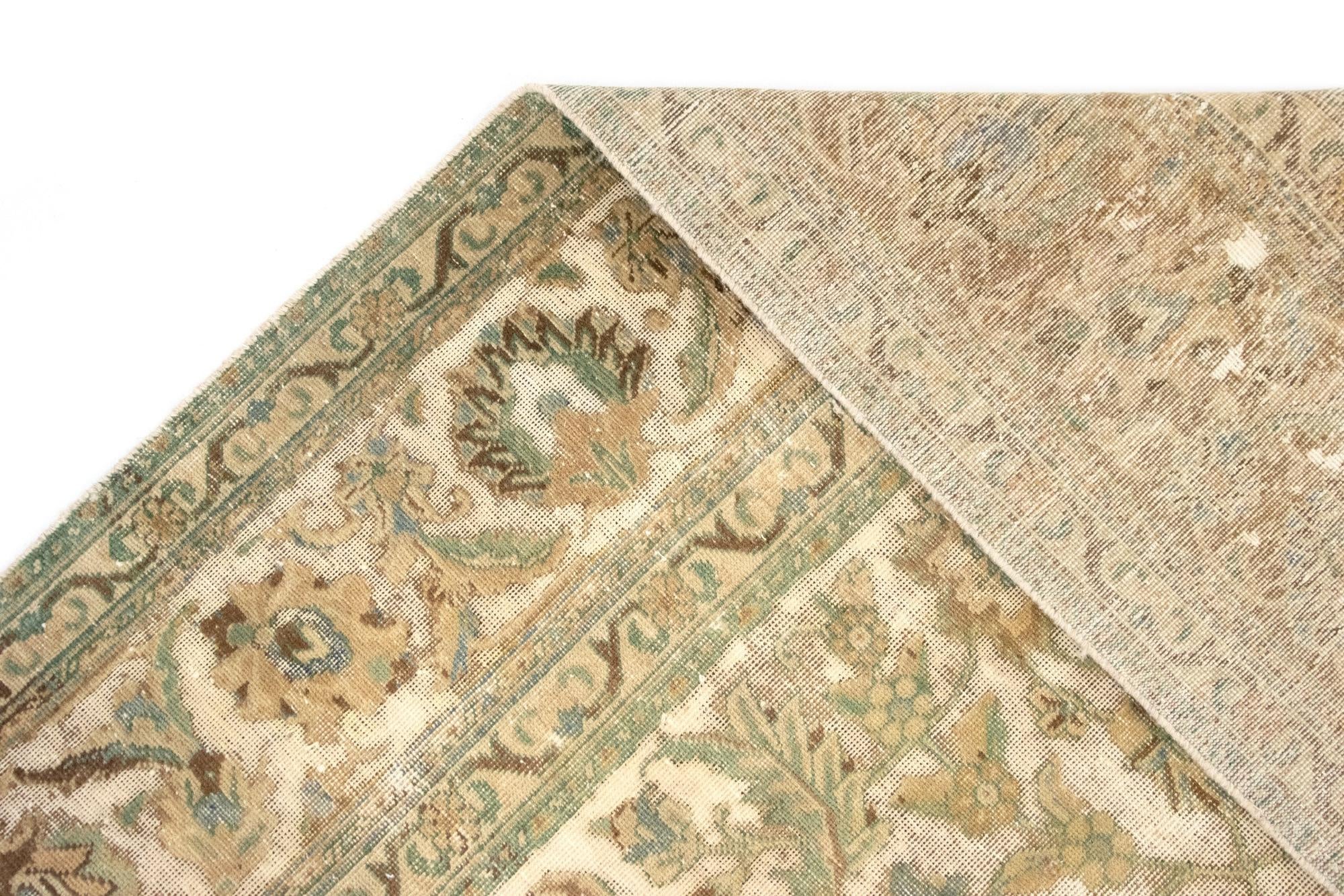9' 11 x 12' 4 Hand Knotted Vintage Royal Persian Wool Rug