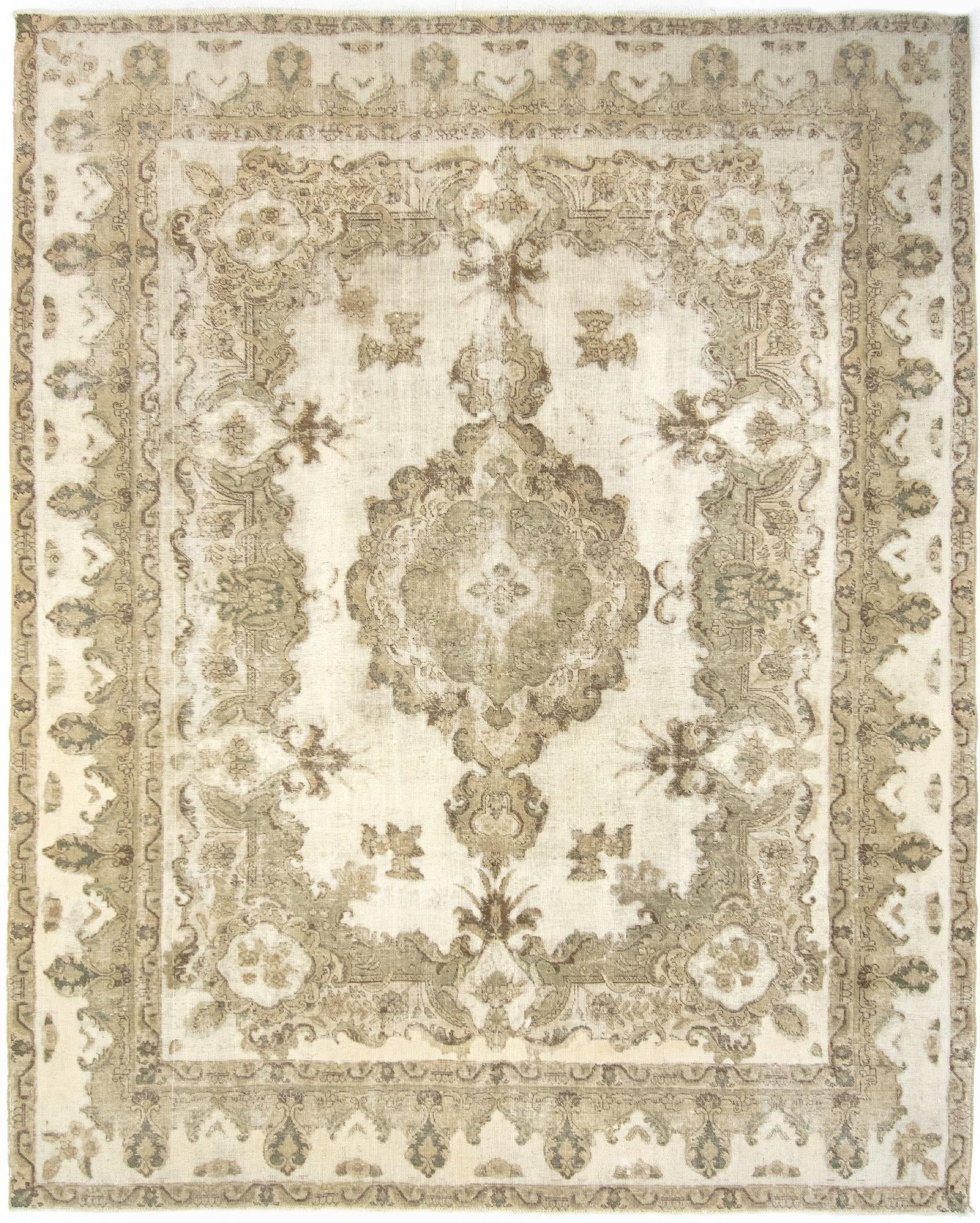 9' 9 x 12' 4 Hand Knotted Vintage Royal Persian Wool Rug