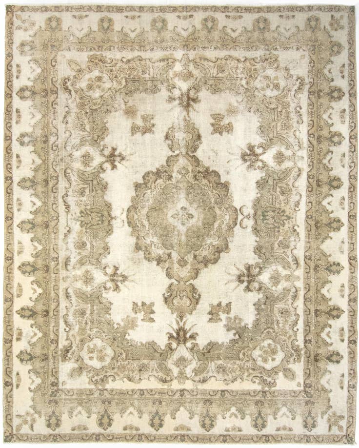 Detail image of 9' 9 x 12' 4 Hand Knotted Vintage Royal Persian Wool Rug