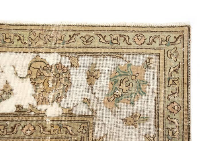 Detail image of 9' 9 x 12' 6 Hand Knotted Vintage Royal Persian Wool Rug