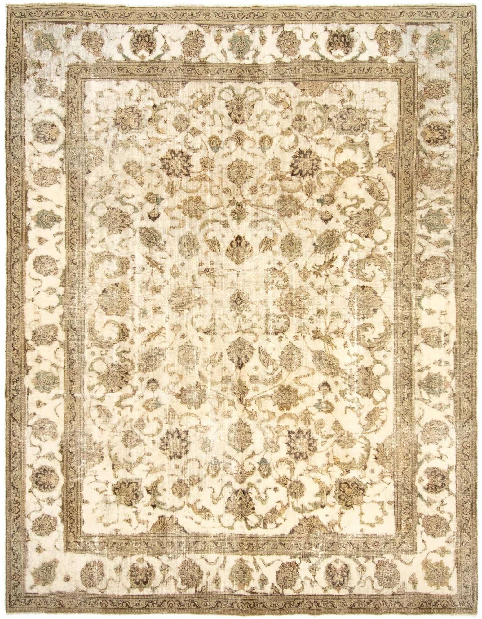 9' 9 x 12' 6 Hand Knotted Vintage Royal Persian Wool Rug