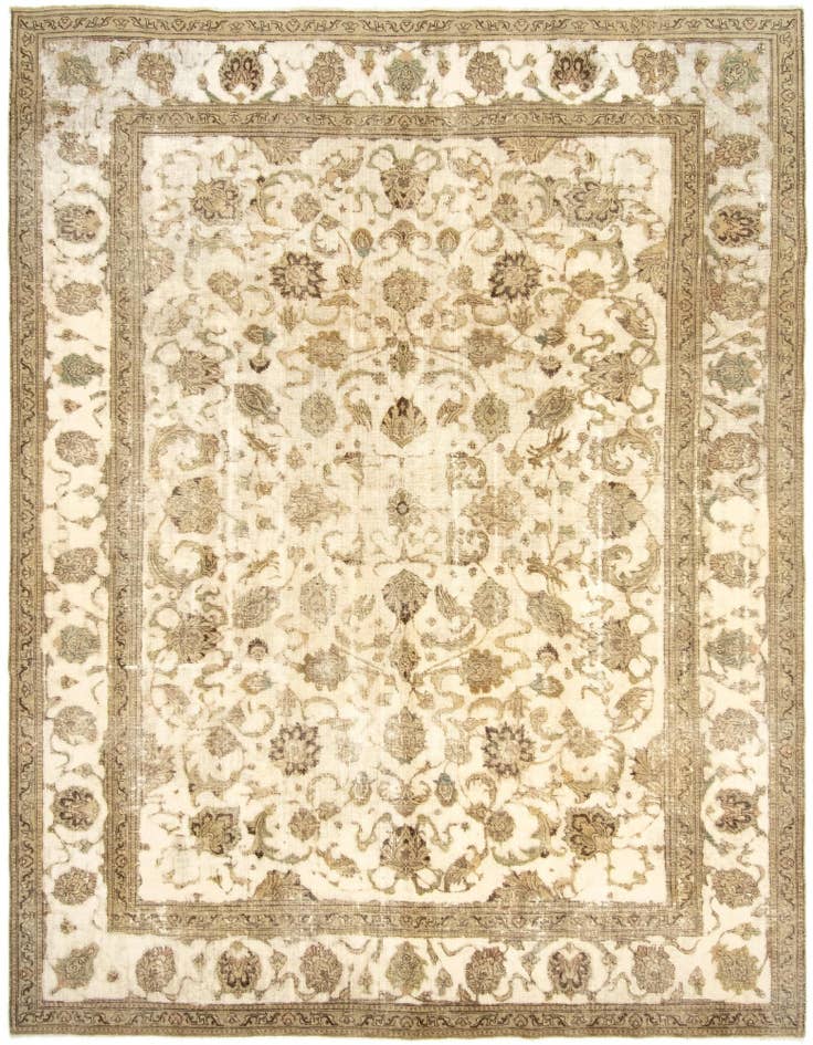 Detail image of 9' 9 x 12' 6 Hand Knotted Vintage Royal Persian Wool Rug