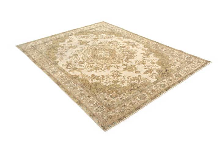 9' 4 x 12' 10 Hand Knotted Vintage Royal Persian Wool Rug
