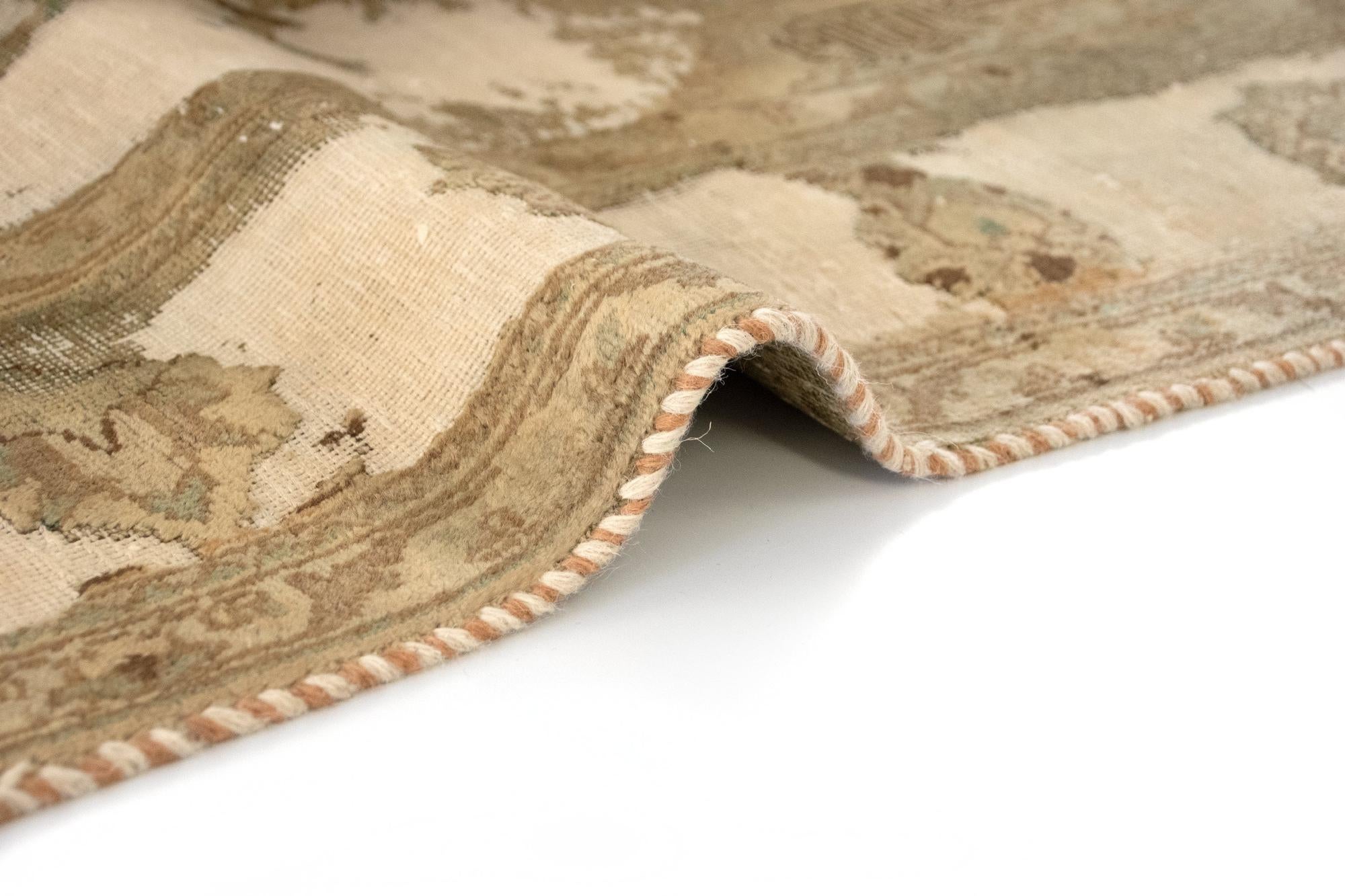 6' 5 x 9' 6 Hand Knotted Vintage Royal Persian Wool Rug
