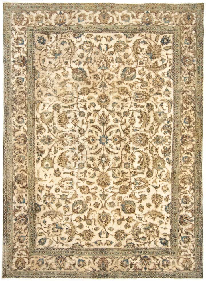 7' 10 x 10' 11 Hand Knotted Vintage Royal Persian Wool Rug
