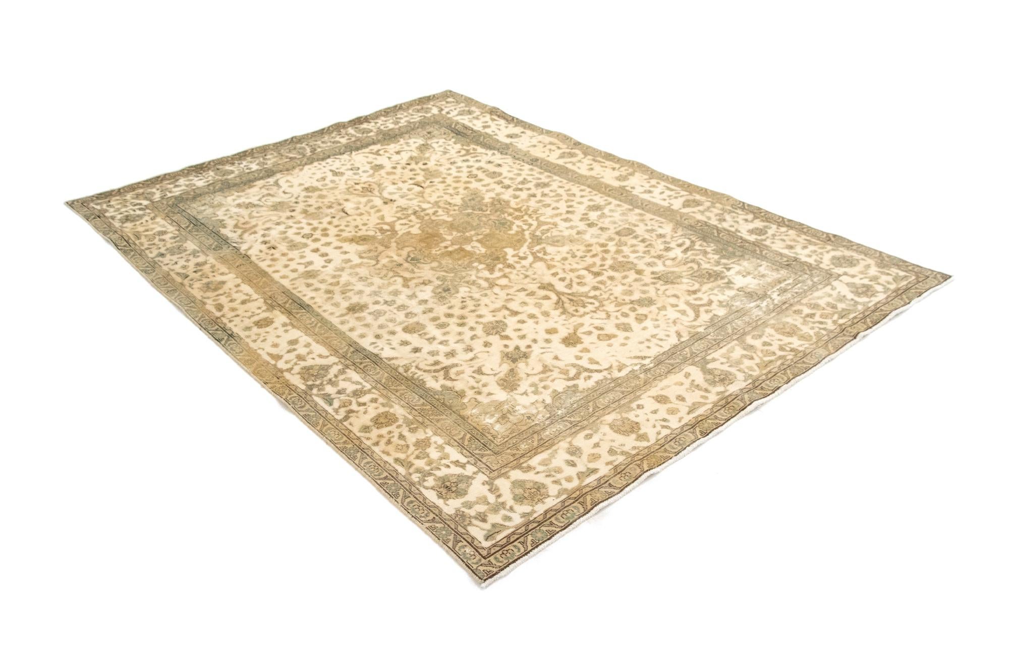 7' 9 x 10' 8 Hand Knotted Vintage Royal Persian Wool Rug