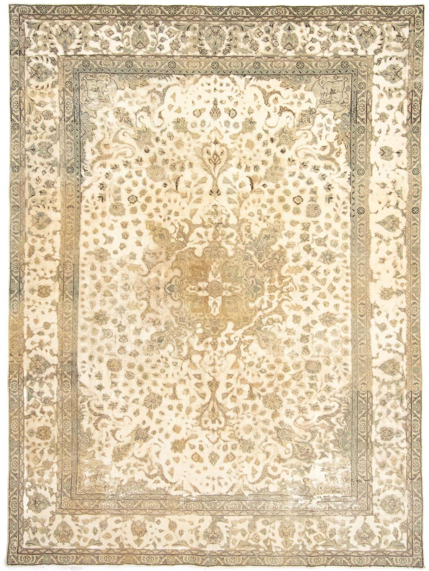 7' 9 x 10' 8 Hand Knotted Vintage Royal Persian Wool Rug